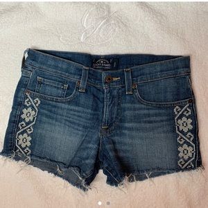 Lucky Brand Authentic Distressed Denim Jean shorts